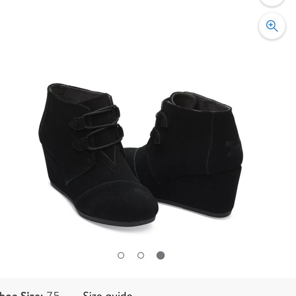Tom’s Kala Suede Wedge Booties - Picture 3 of 9